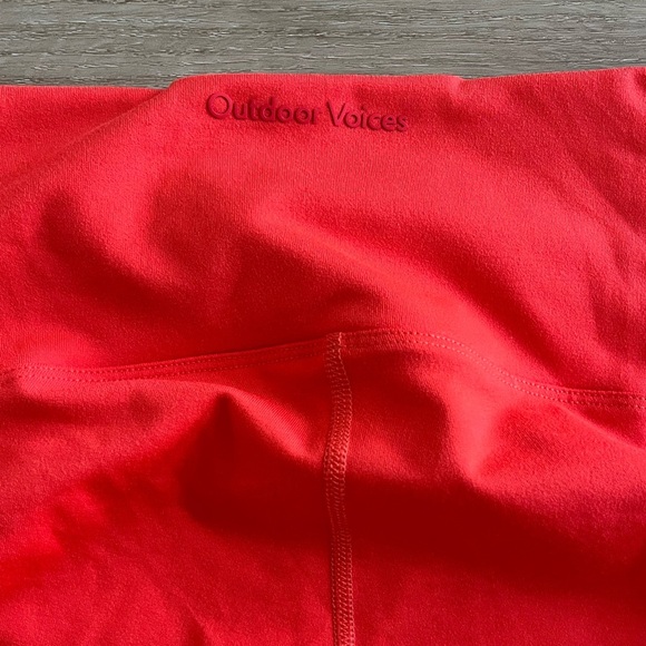 Outdoor Voices Flow 7/8 legging Red Orange SZ XL - Picture 6 of 7